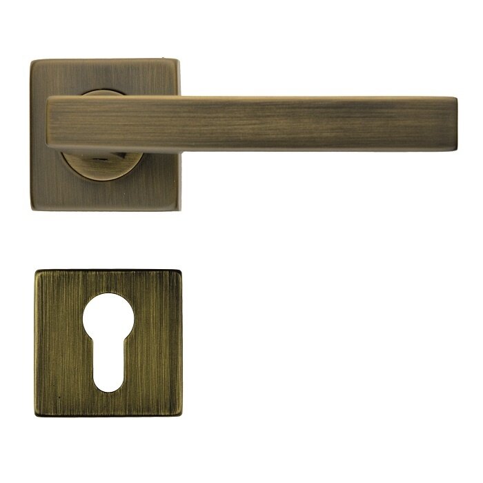 HDD Poignées de porte HDD bronze mat FORME KUBIQUE 16 mm