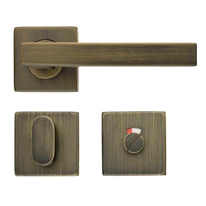 HDD Poignées de porte HDD bronze mat FORME KUBIQUE 16 mm