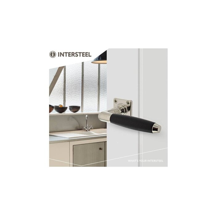 Intersteel Intersteel Door handle Ton Basic nickel/black
