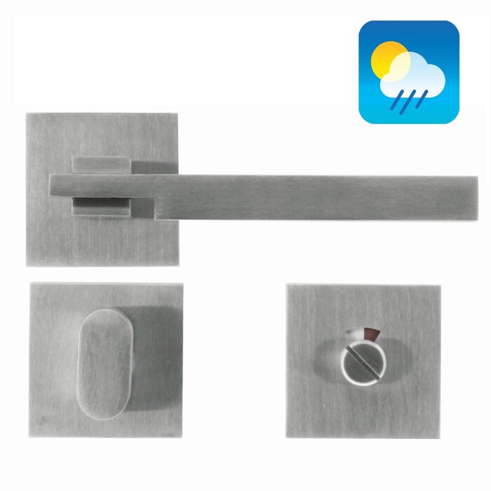 HDD Stainless steel door handles 'Square 2'