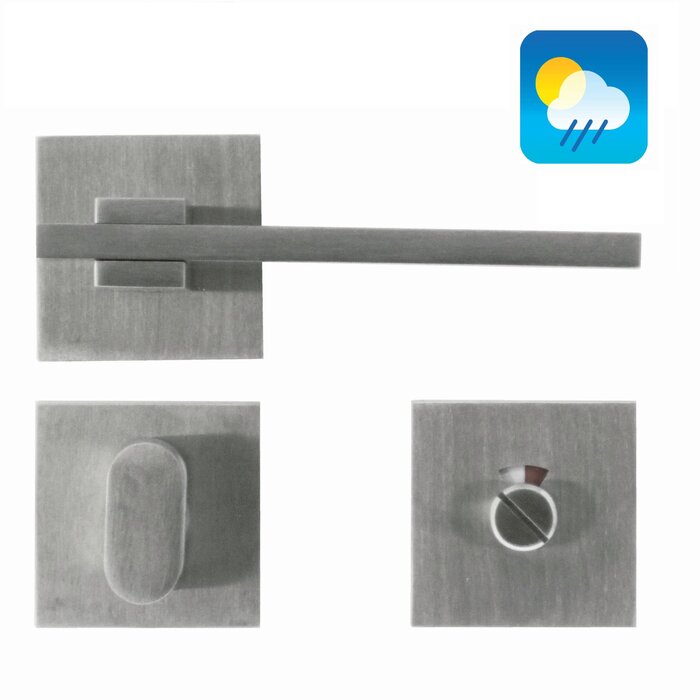 HDD Edelstahl-Türgriffe 'Square 3'