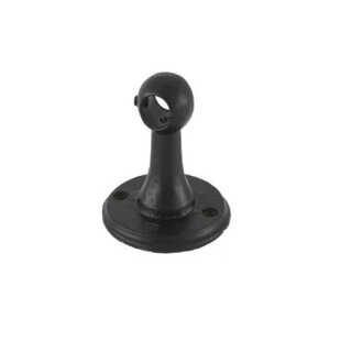 Dauby Pièce de support centrale Ø 15 mm noire - Fer vieilli (VO)