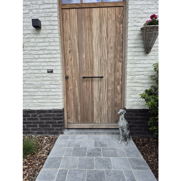 Dauby Poignée de porte noire (N) en fonte CDF pour extérieur