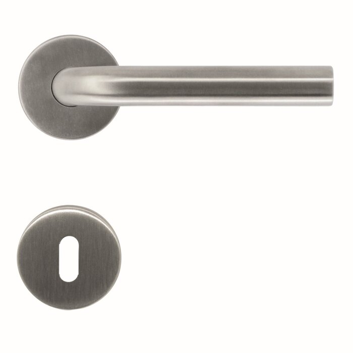 HDD Stainless steel door handles Eco L shape 19 mm
