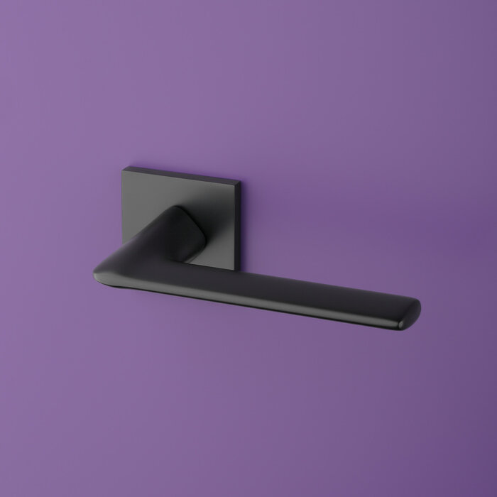 STILE Poignées de porte STILE TOBA carrées 53x53x7 mm noires