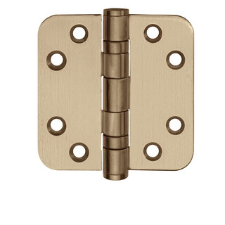 Formani Formani kogellagerscharnier BASICS LBSA7676 afgeronde hoeken PVD licht brons