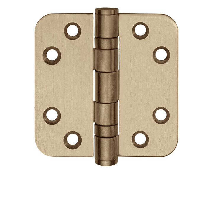 Formani Formani kogellagerscharnier 76x76mm BASICS LBSA7676 afgeronde hoeken PVD licht brons