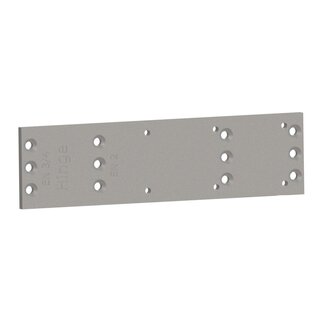 Assa Abloy Plaque de montage DCA161 droite pour DC140 d'ASSA ABLOY en argent