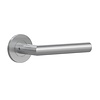 Assa Abloy ASSA ABLOY Türgriffe L-90° TONIC-LINE auf runder Rosette 53x6,5mm - Edelstahl