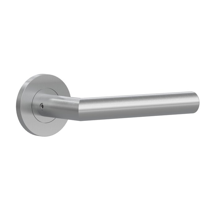 Assa Abloy ASSA ABLOY L-90° TONIC-LINE door handles on round rosette 53x6.5mm - stainless steel
