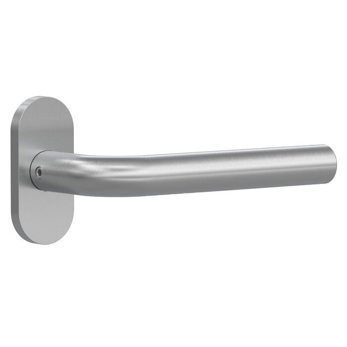 Assa Abloy ASSA ABLOY TONIC-LINE Türgriffe auf ovaler Rosette - gebürsteter Edelstahl