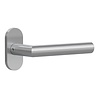 Assa Abloy ASSA ABLOY deurklinken L-90° TONIC-LINE op ovaal rozet - RVS