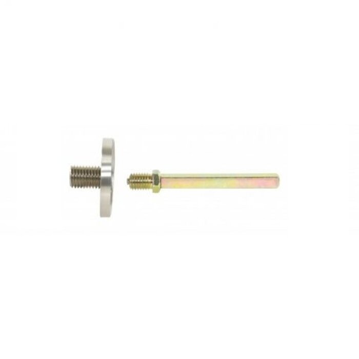 Assa Abloy ASSA ABLOY runder fester Knopf auf runder Rosette Ø53x6 - Gebürsteter Edelstahl