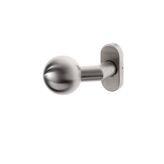 Assa Abloy ASSA ABLOY fixed ball knob on oval rosette - stainless steel