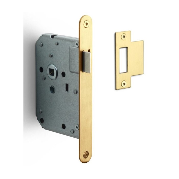 Formani FORMANI LBLA-SFC barrel lock with rounded forend 174 x 20mm - Matte gold PVD