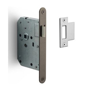 Formani Formani Zylinderschloss mit abgerundeter Frontplatte 174 x 20 - Bronze