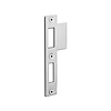 Formani Strike plate key-cylinder lock 127x24 mm - Matt stainless steel
