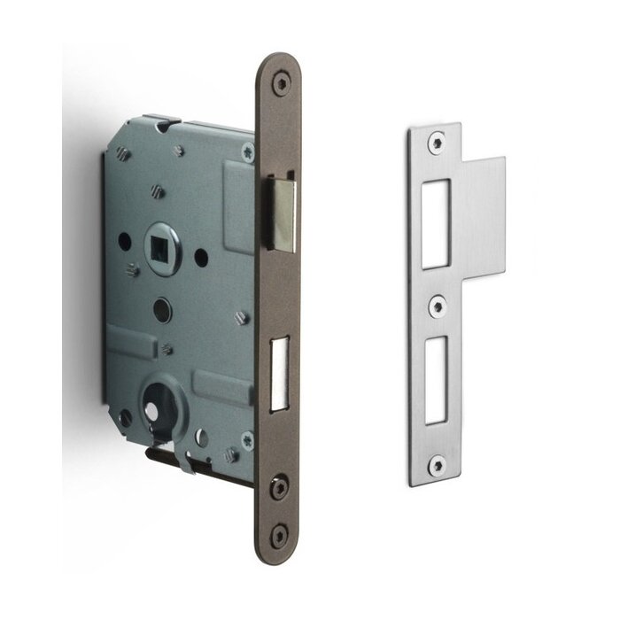 Formani FORMANI cilinderslot LBLA-Y55 met afgeronde voorplaat 174 x 20mm - Brons