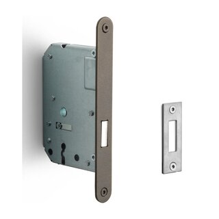 Formani Formani Cabinet Lock with Rounded Front Plate 174 x 20 - Bronze