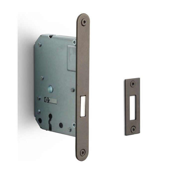 Formani FORMANI kastslot LBLKA-N56 met afgeronde voorplaat 174 x 20mm - Brons