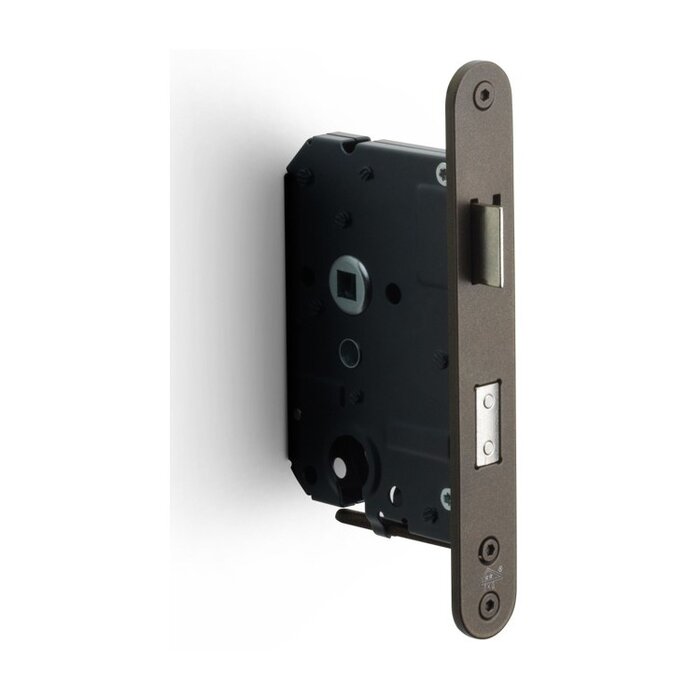 Formani FORMANI LBLSA-Y55 safety lock with rounded front plate 174 x 25 mm - Bronze