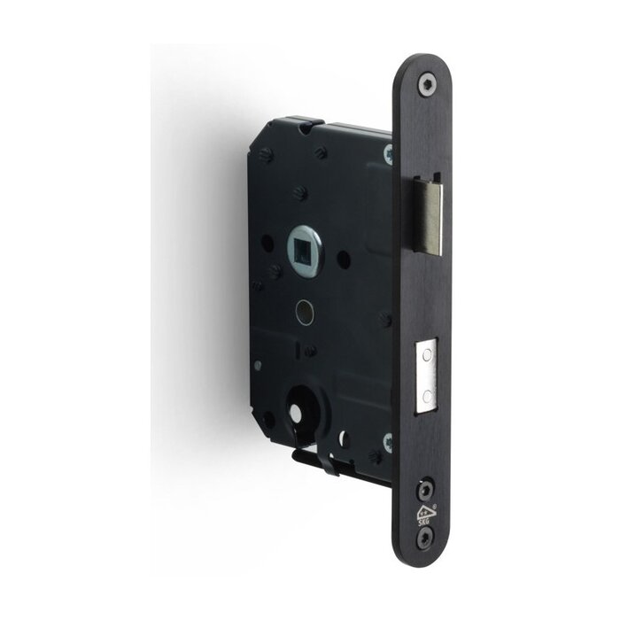 Formani FORMANI security lock LBLSA-Y55 with rounded front plate 174 x 25mm - Gunmetal PVD