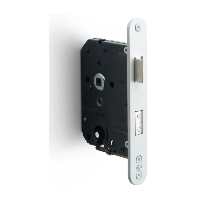 Formani FORMANI LBLSA-Y55 security lock with rounded front plate 174 x 25 mm - White