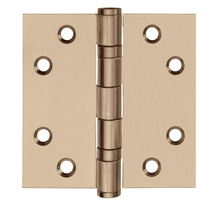 Formani Formani kogellagerscharnier 89x89mm BASICS LBS8989 rechte hoeken - Licht brons PVD