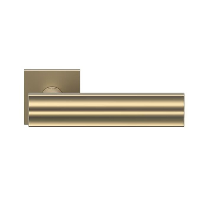 DKS Solid design door handles ANDROMEDA square - matt gold