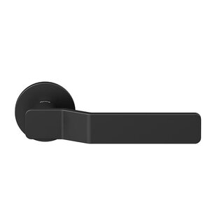 DKS Door handles GAS PLAIN round - matt black
