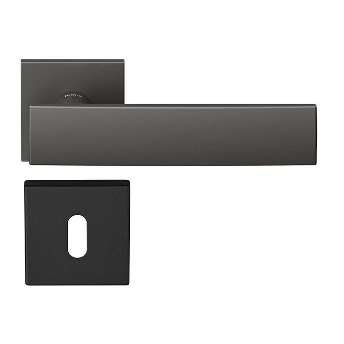 DKS Black door handles CORONA square
