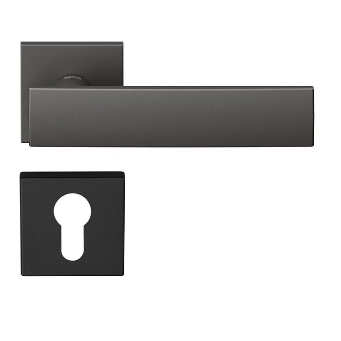 DKS Black door handles CORONA square