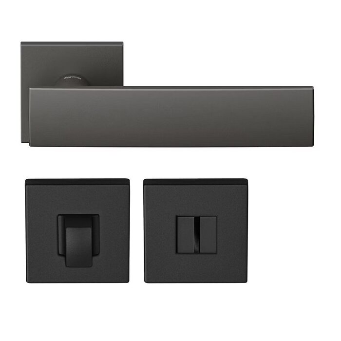 DKS Black door handles CORONA square