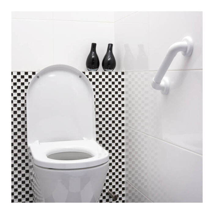 SECUCARE Support mural SECUCARE Basic 60 cm nervuré - blanc