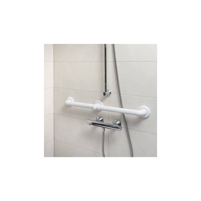 SECUCARE SECUCARE Wandbeugel Basic vario 2 - 51 cm geribbeld - wit