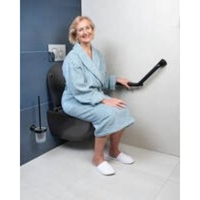 SECUCARE Support mural SECUCARE 45 degrés 30x30 cm - noir mat