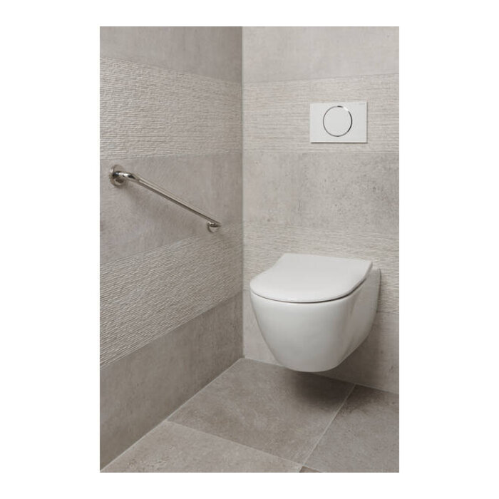 SECUCARE SECUCARE Wandbeugel 60 cm RVS 304 Ø25 mm - RVS gepolijst