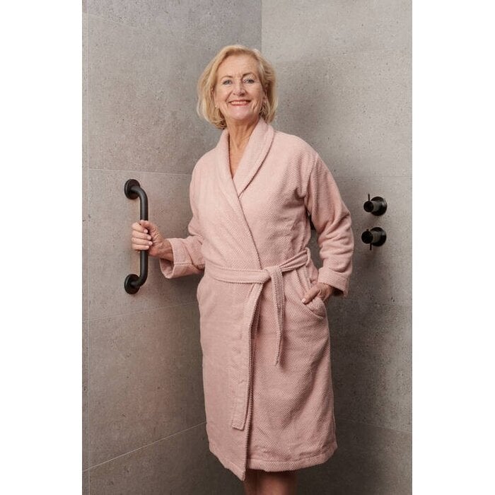 SECUCARE Support mural SECUCARE 30 cm en inox 304 Ø25 mm - Structure noir mat