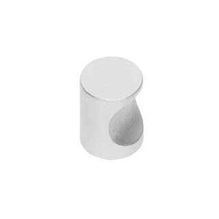 Intersteel Furniture knob Ø 21 mm brushed stainless steel finger grip