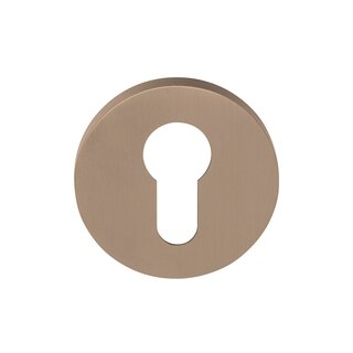 Formani 1 cylinder plate RIVIO-GLY53 - Light bronze PVD