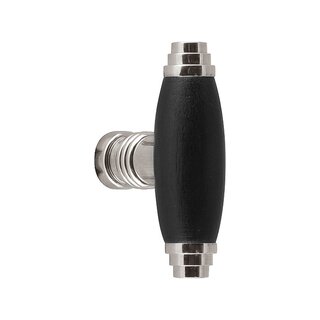 Formani Formani furniture knob TIMELESS 1934M - Nickel/black ebony