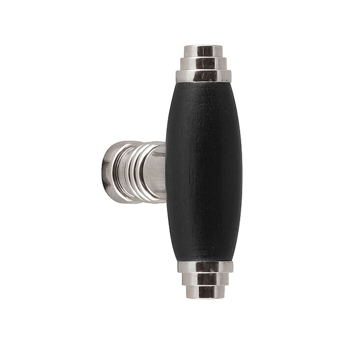 Formani Formani meubelknop TIMELESS 1934M - Nikkel/zwart ebbenhout