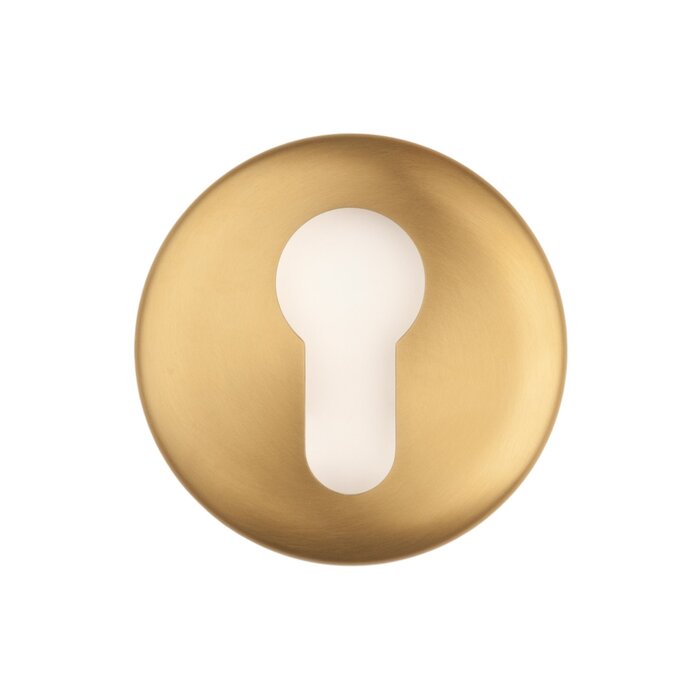 Formani 1 cilinderplaatje Edward Van Vliet NOUR - EVBY52 - 6mm Goud PVD