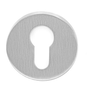 Formani 1 cylinder plate TENSE BBY53 - Matt stainless steel