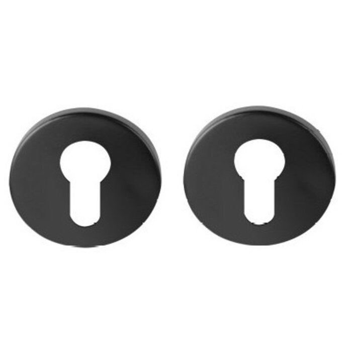 Formani Paar Basic LBY50D 10 mm Zylinderplatten - Gunmetal PVD