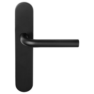 Formani Deurklinken Basics LB2-19P13SFC op blind schild - Mat zwart