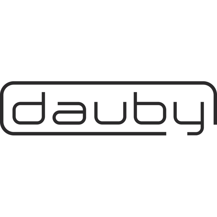 Dauby Pair of Dauby door handles PH1930/QU - Raw metal (RM)