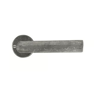 Dauby Pair of door handles PH1930/50R - Raw metal (RM)