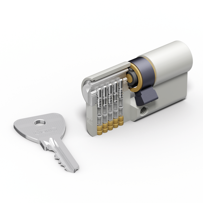 OMEC OTTOO OMEC Serie 120 Basis cilinder aluminium 23,5/23.5mm  gelijk sluitend