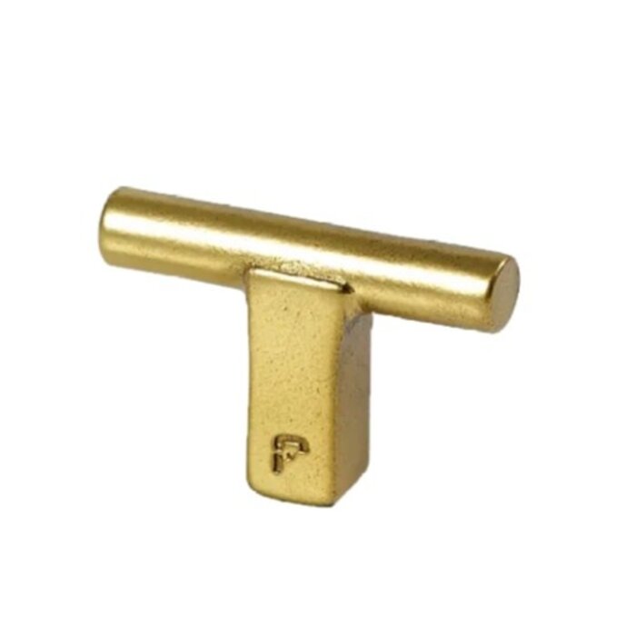 JOLIE JOLIE meubelknop T- CORE -verouderd goud